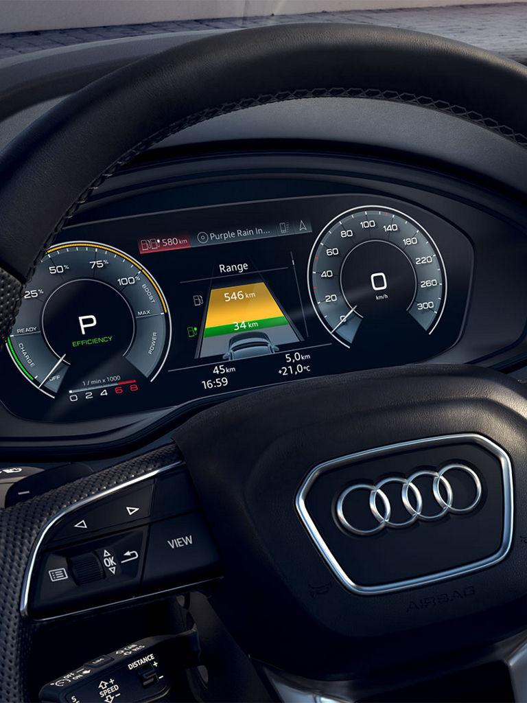 Audi virtual cockpit Audi Q5 TFSI e