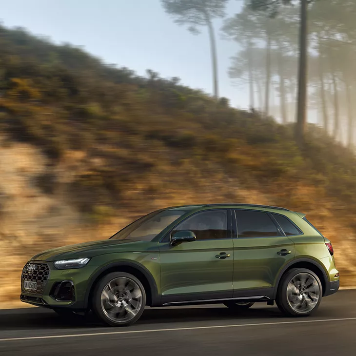 Dynamic side view Audi Q5