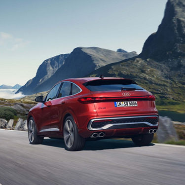 Vue dynamique de l'Audi SQ5 Sportback