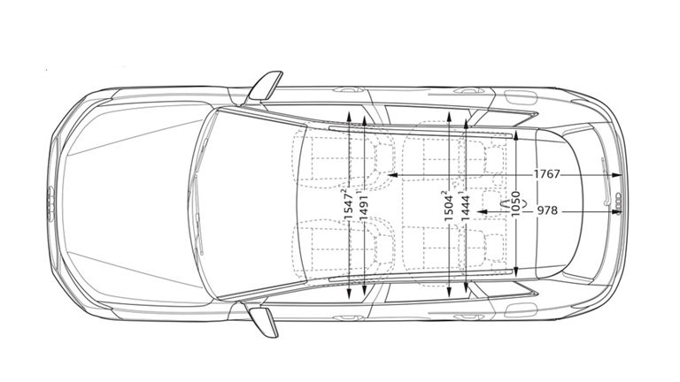 Q6 SUV e-tron ylhäältä