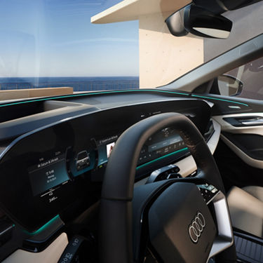 Ansicht Kommunikationslicht Cockpit Audi Q6 SUV e-tron