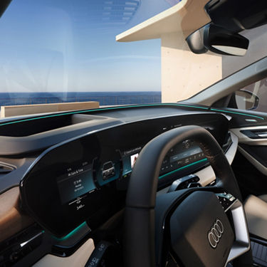 View interior Communication light Audi Q6 SUV e-tron