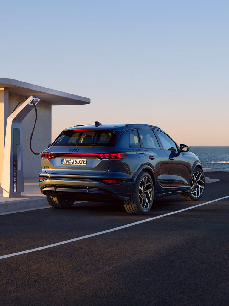 Audi Q6 SUV e-tron HPC-Schnellladesituation