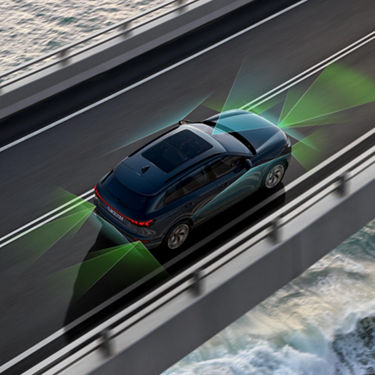 Sensoren Assistenzsysteme Audi Q6 SUV e-tron