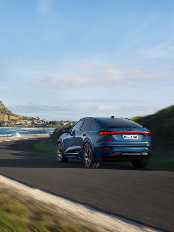 Audi Q6 Sportback e-tron dynamic rear end