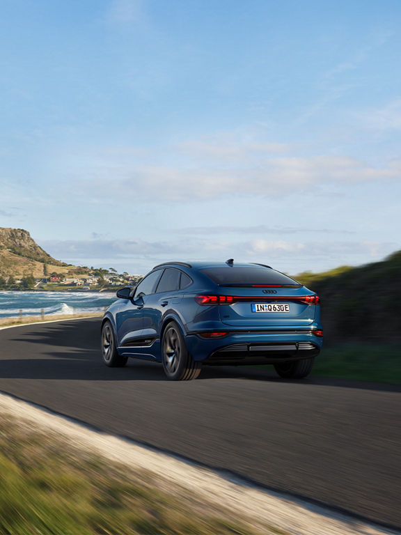 Audi Q6 Sportback e-tron dynamic rear end