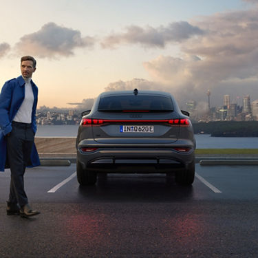 Audi Q6 Sportback e-tron Heck