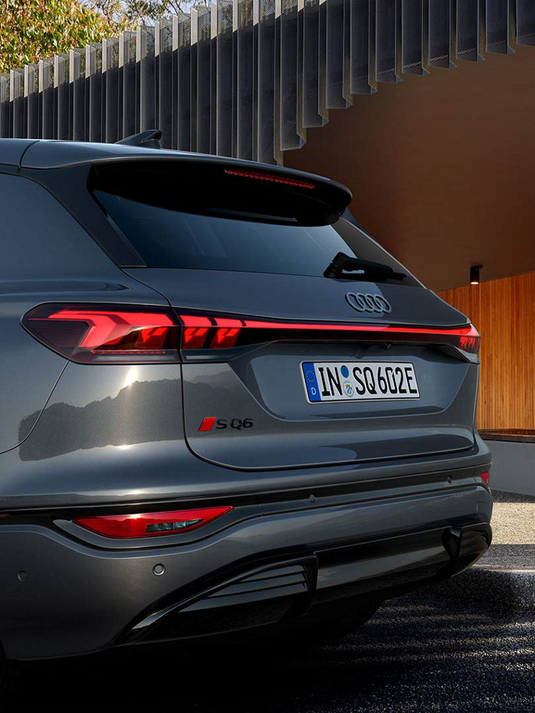 Audi Q6 SUV e-tron baglygter