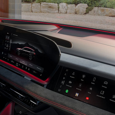 Ansicht Cockpit Kommunikationslicht Audi SQ6 SUV e-tron
