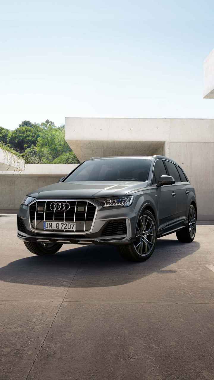 Frontale Seitenansicht Audi Q7