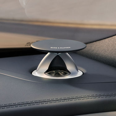 Foto del sistema de sonido Bang & Olufsen del Audi Q7 SUV. 