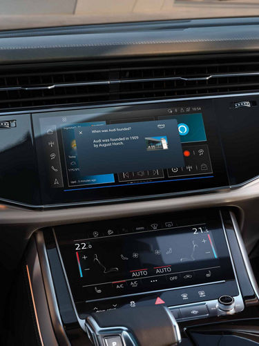 MMI display Audi A6 Saloon
