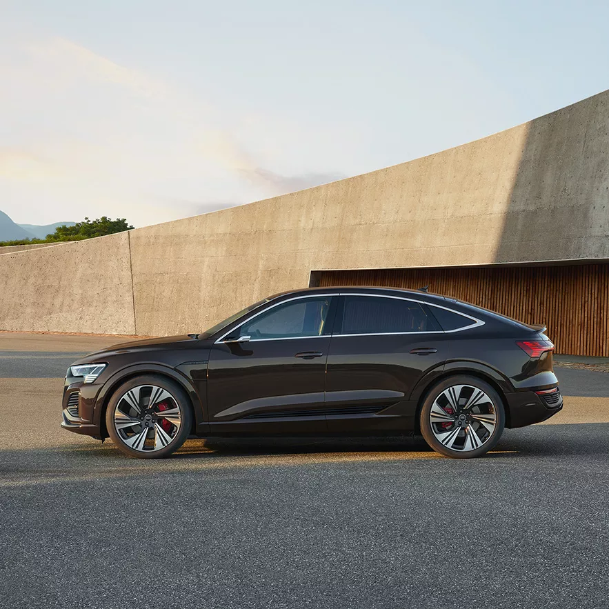 Side view Audi Q8 Sportback e-tron