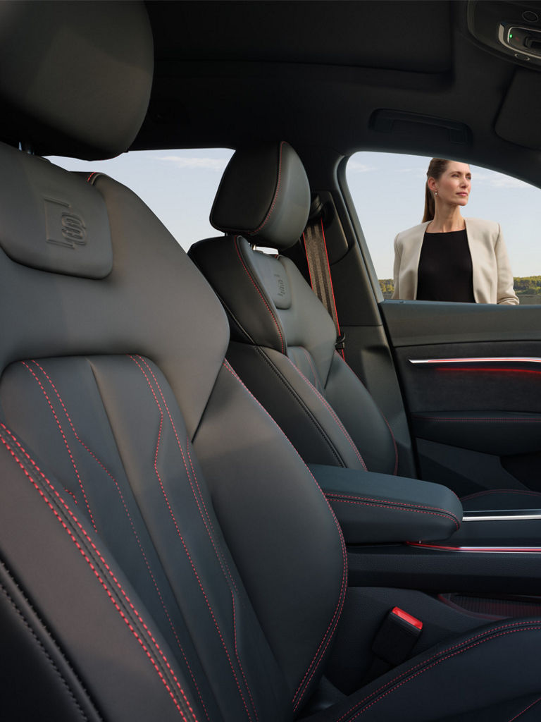 Side cockpit view Audi Q8 e-tron