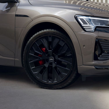 wheel view Audi Q8 e-tron