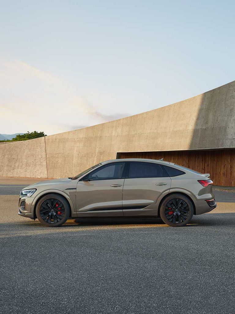 side view Audi Q8 e-tron, Audi exclusive