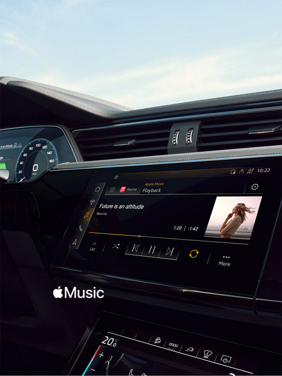 MMI-System mit Apple Music
