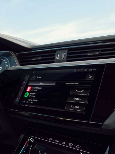 MMI-Display Audi SQ8 Sportback e-tron