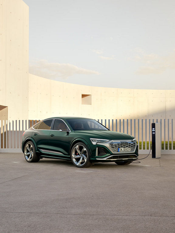 Side view Audi Q8 e-tron, Audi exclusive