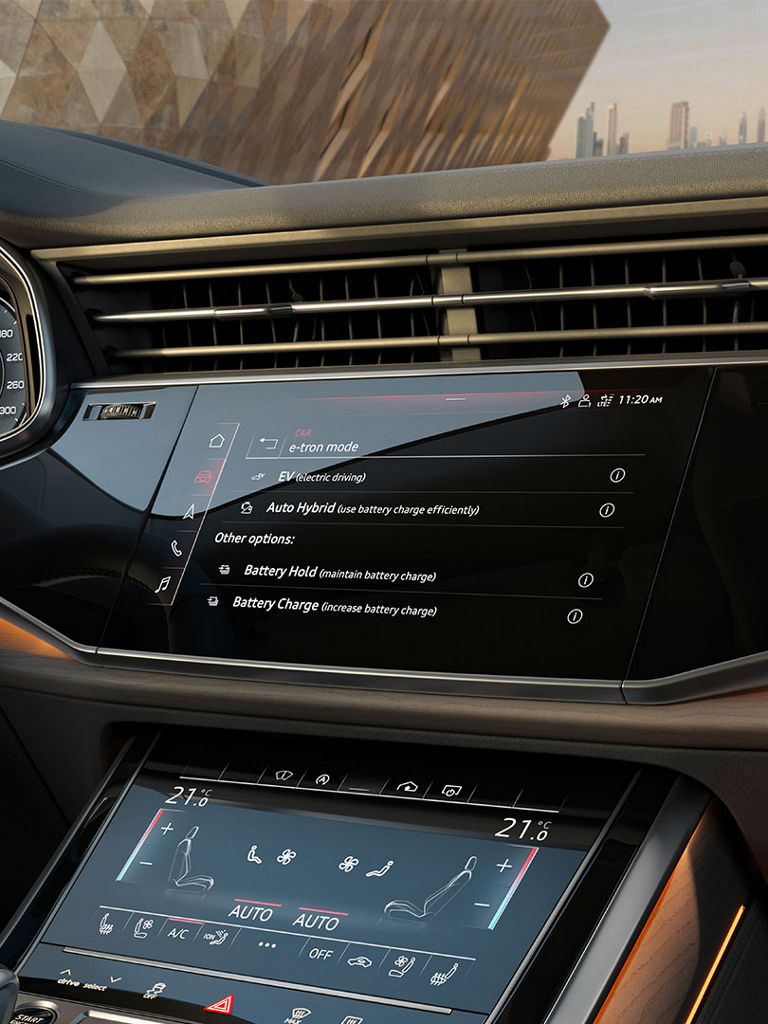 Audi Q8 TFSI e:n MMI-järjestelmä