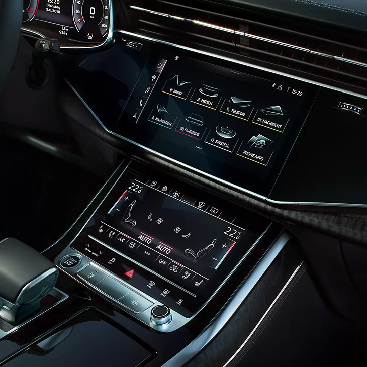 MMI system in the Audi Q8