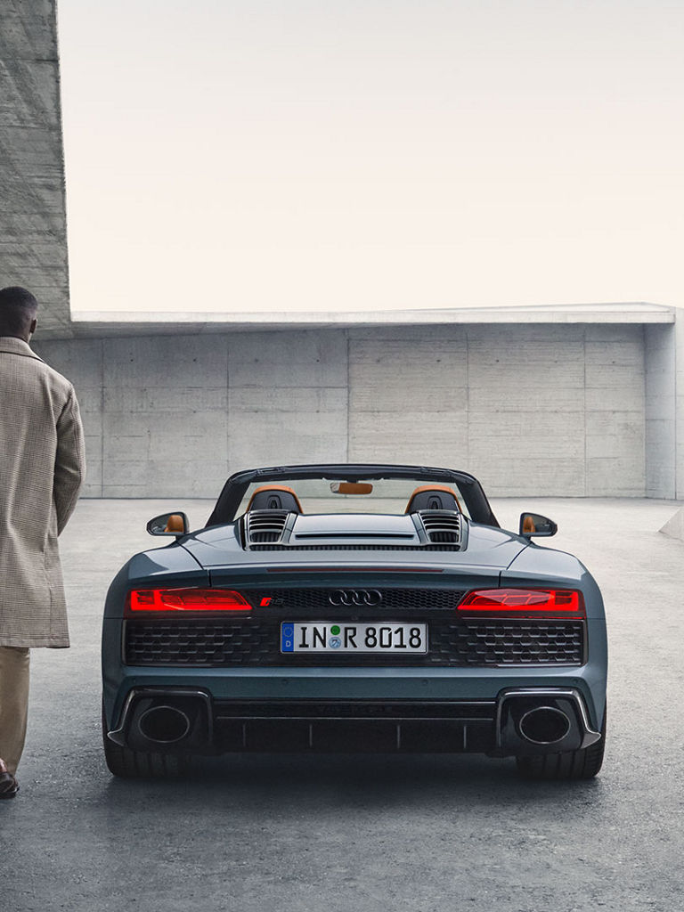 R8 Spyder v10 Performance Rückansicht 