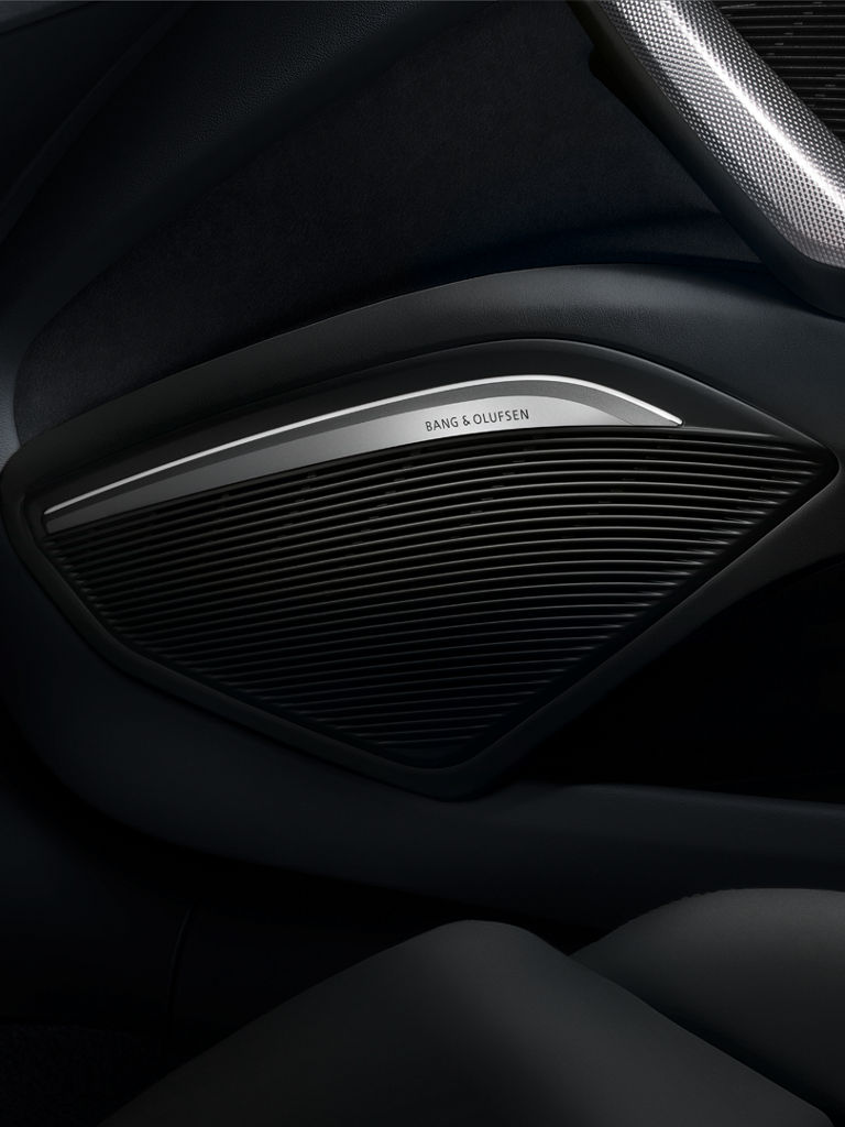 Bang & Olufsen sound system in the Audi TT RS Coupé
