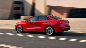 Rote Audi A3 Limousine