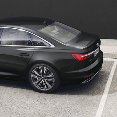 Rear view Audi A6 Sedan