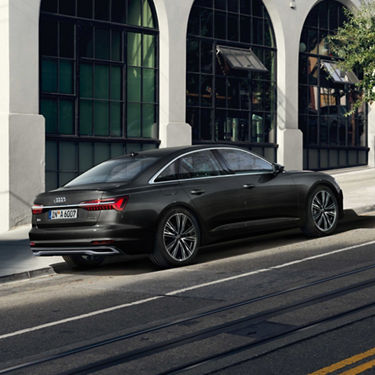 Audi A6 Sedan parking lot