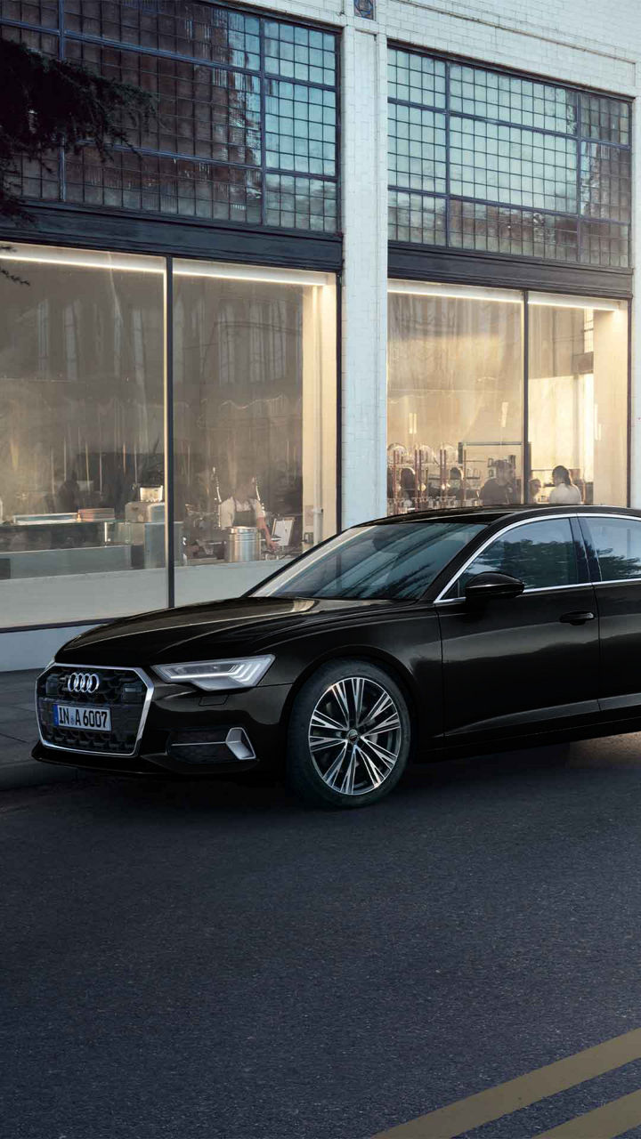 Front view Audi A6 Sedan