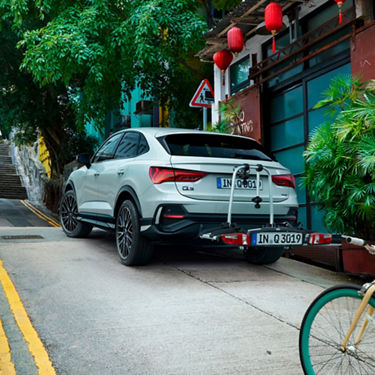 Rear view Audi Q3 Sportback