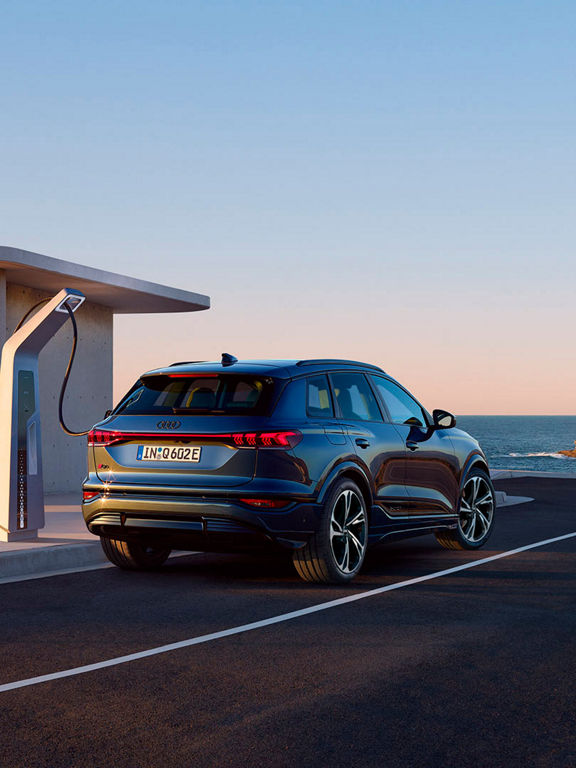 Audi Q6 SUV e-tron sistema de carga de alta potencia