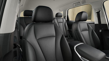 Seats of the Audi Q7 SUV