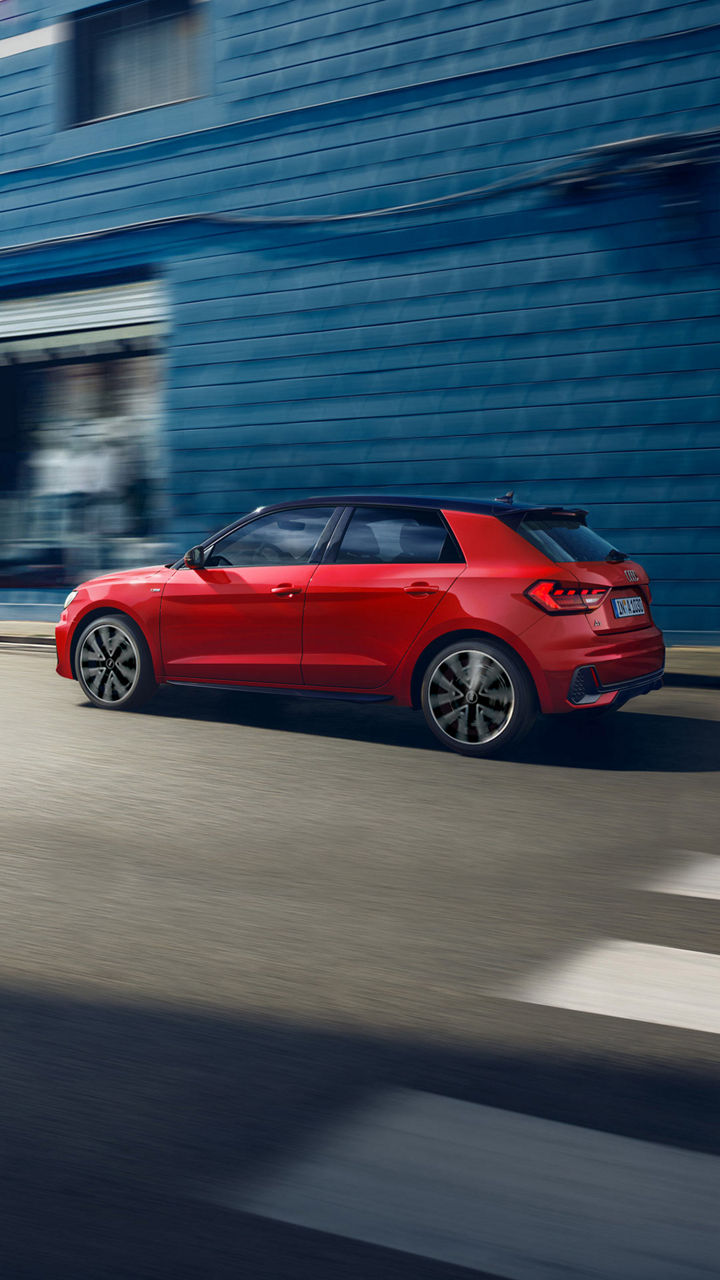 Audi A1 Sportback en color rojo