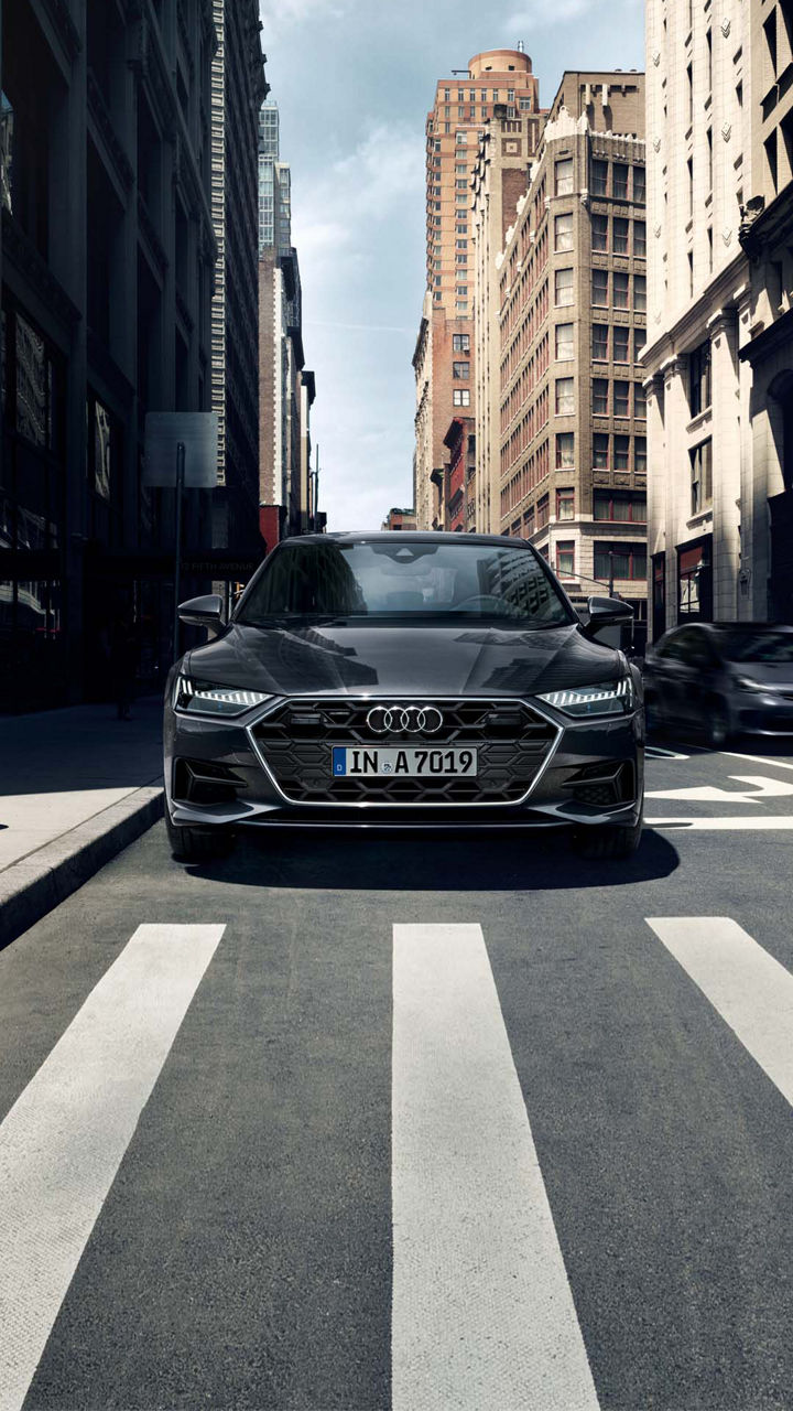 Frontale Seitenansicht Audi a7sb