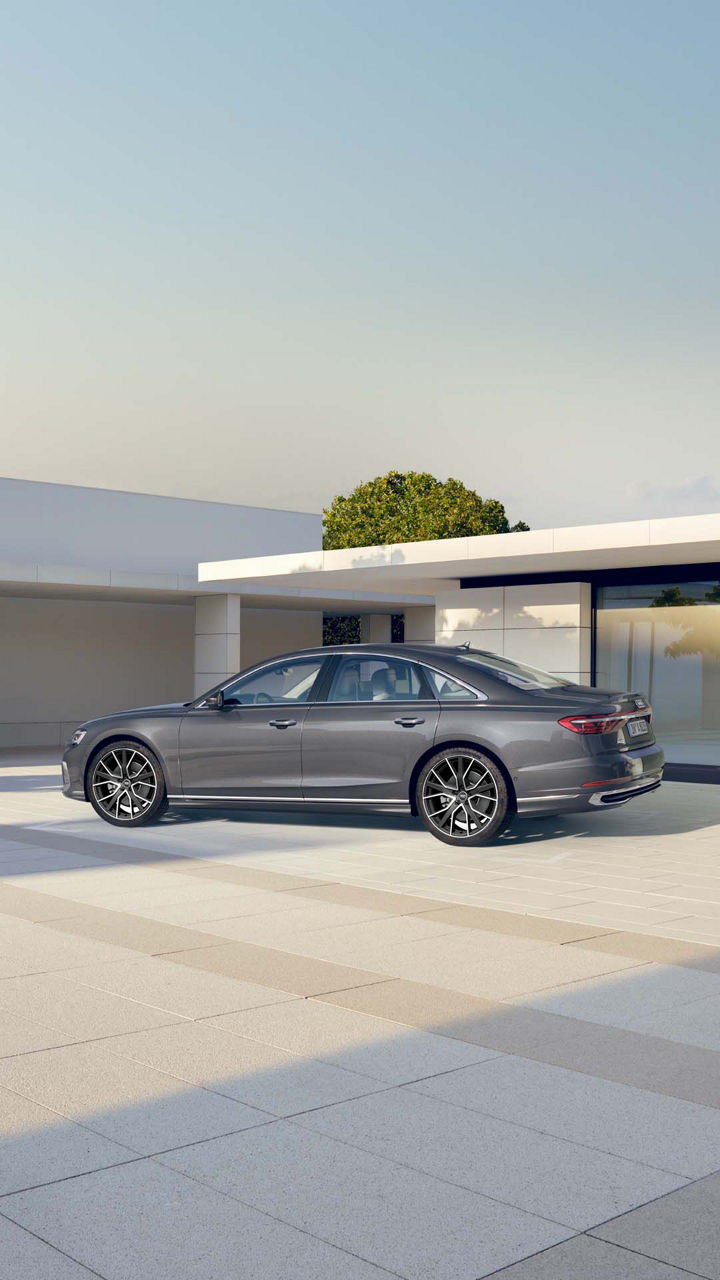 Audi A8 color gris en México. Conoce las características de un nuevo lenguaje en diseño automotriz.