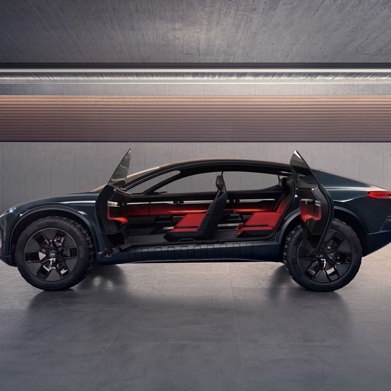 Audi activesphere concept sedd från sidan.