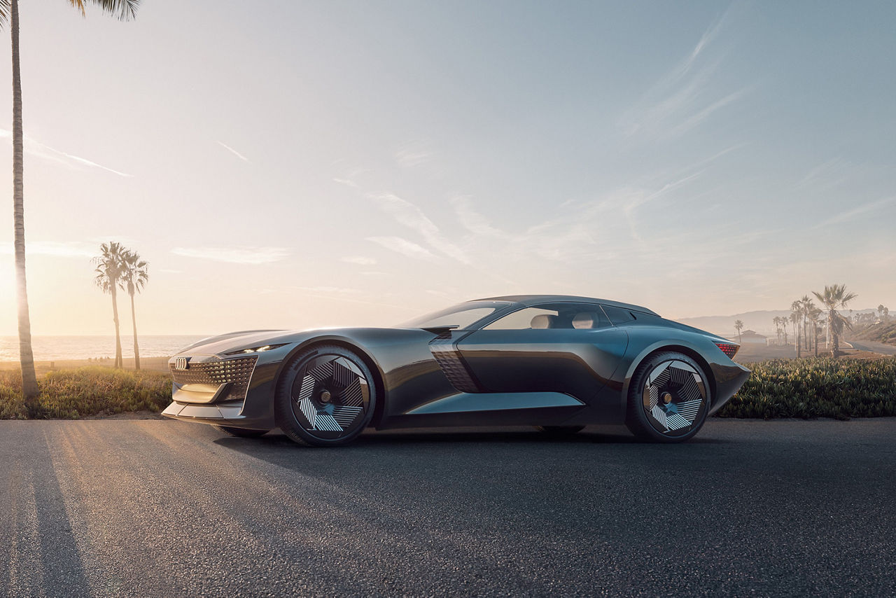   Audi skysphere concept från sidan