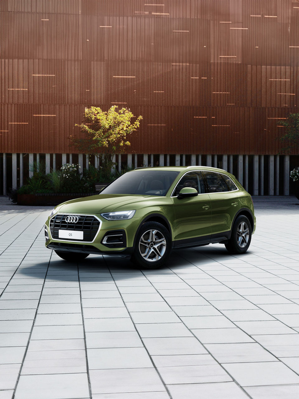 Frontale Seitenansicht Audi Q5
