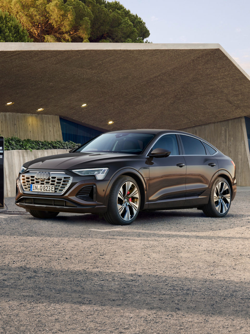 Side view Audi Q8 e-tron