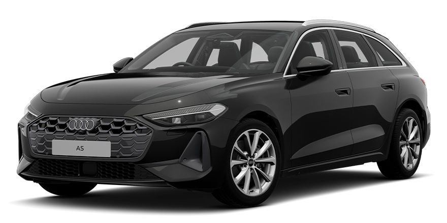 Black Audi A5 Avant Sport TFSI S tronic render