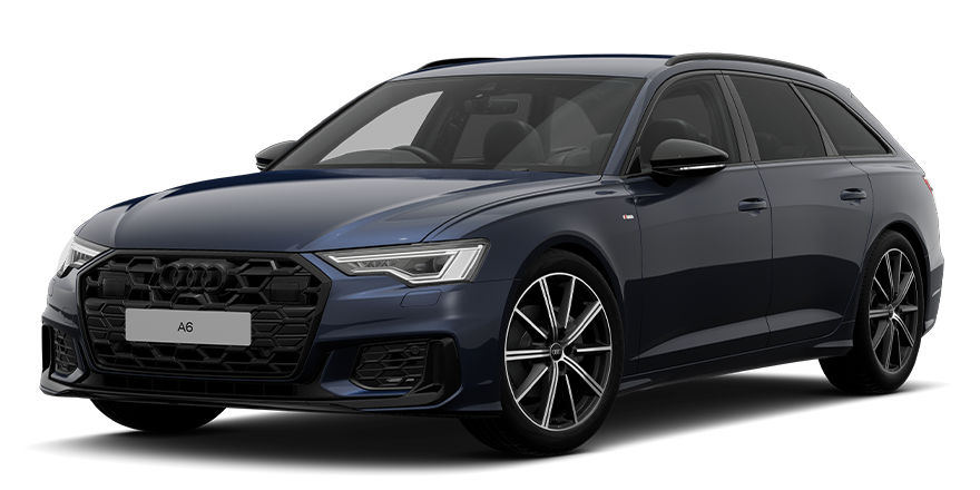 Dark blue Audi A6 Avant Black Edition 40 TFSI S tronic render