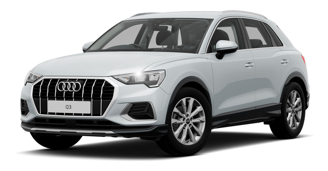 Light grey Audi Q3 Sport 35 TFSI render