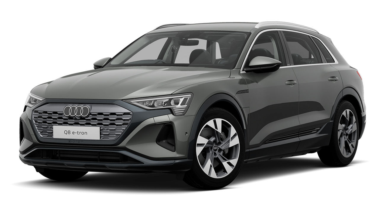 Dark grey Audi Q8 e-tron Sport 55 quattro render