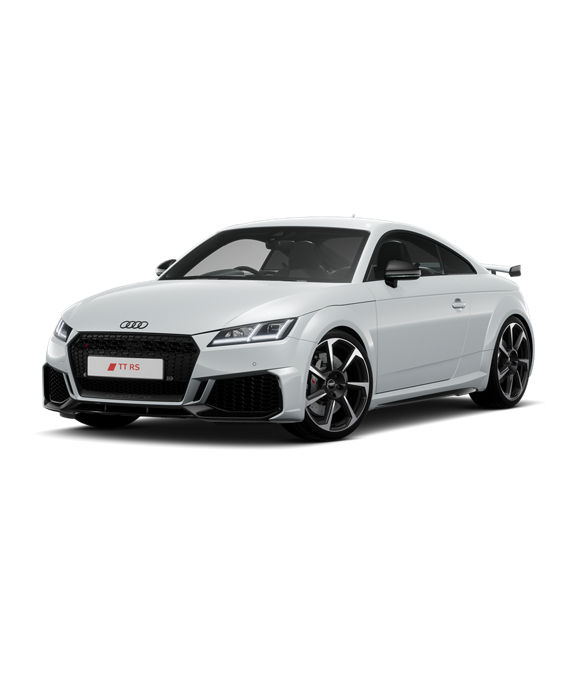 White sport edition Audi TT with trims.