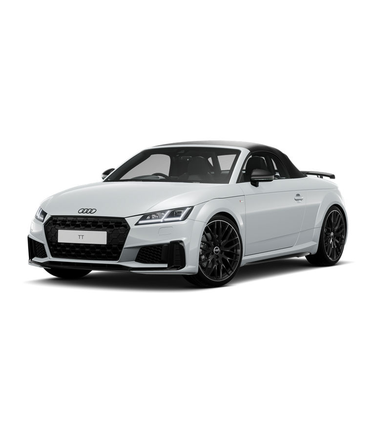 Audi TT in white background..