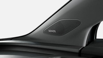 SONOS speaker in interior of A pillar