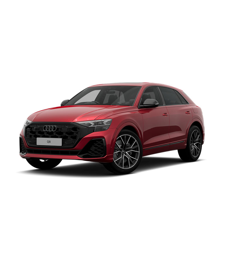 Audi Q8 tfsi e with vorsprung wheels.