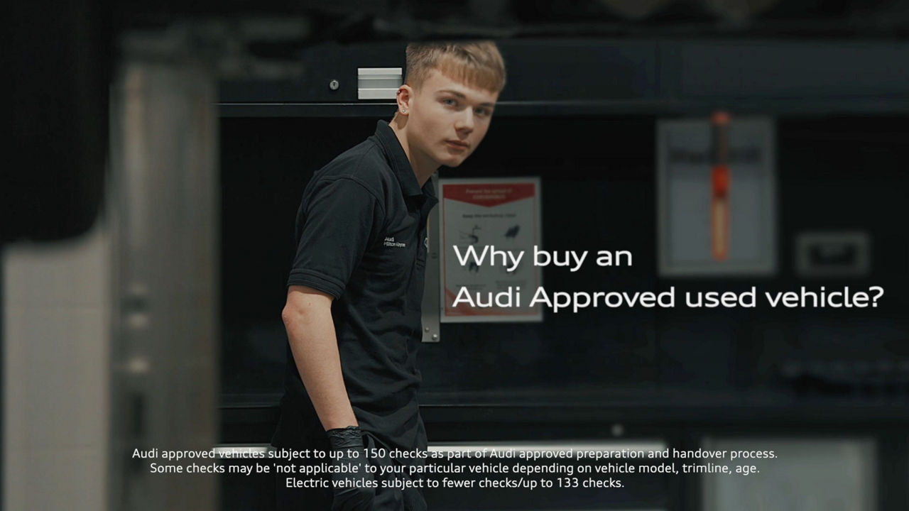 A video that provides information about buying an Audi Approved used vehicle